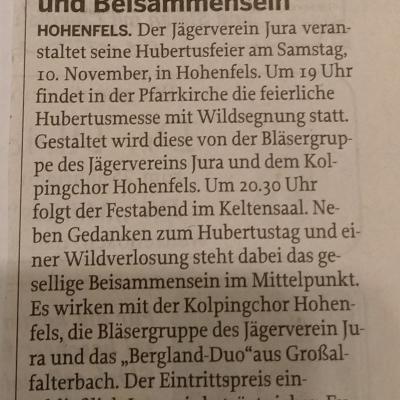Hubertusfeier 2007